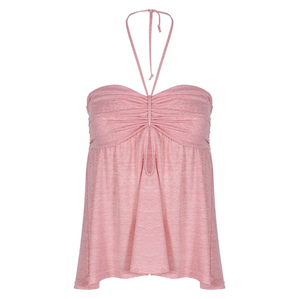 Γυναικεία Strapless Μπλούζα Ροζ