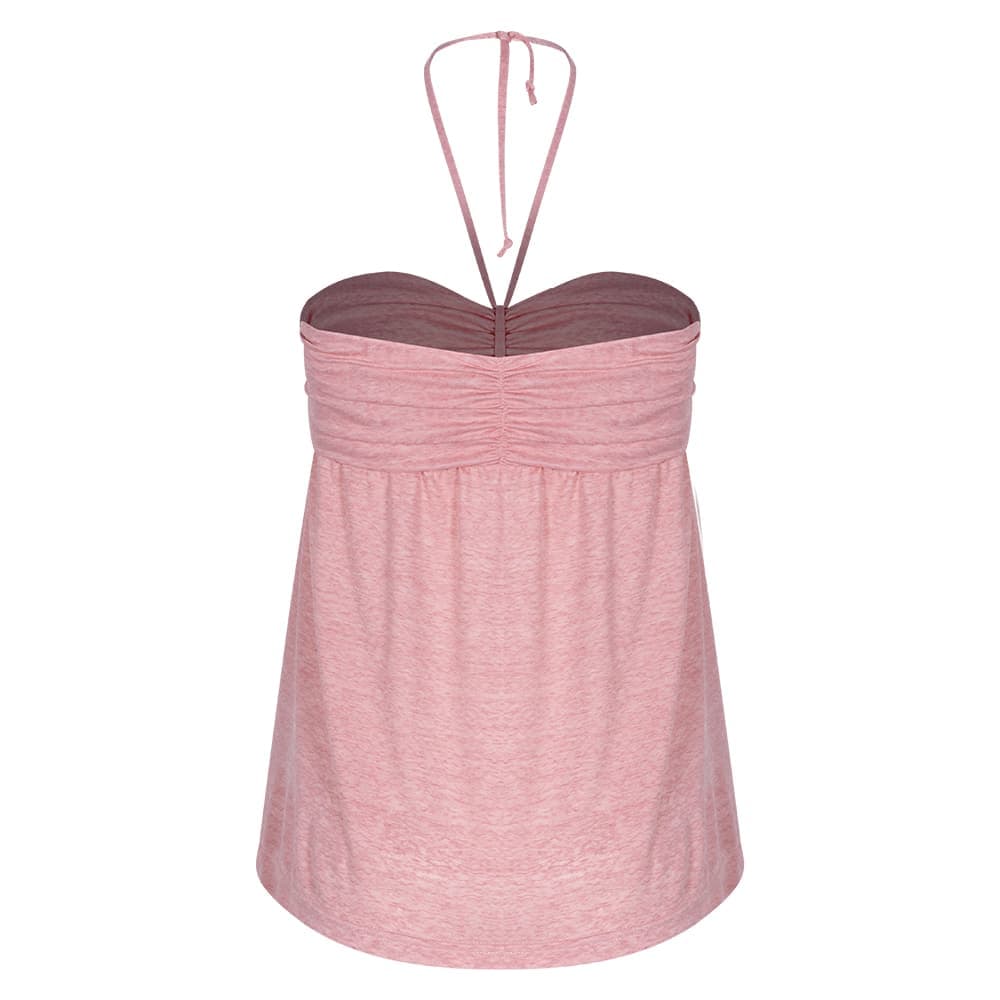 Γυναικεία Strapless Μπλούζα Ροζ