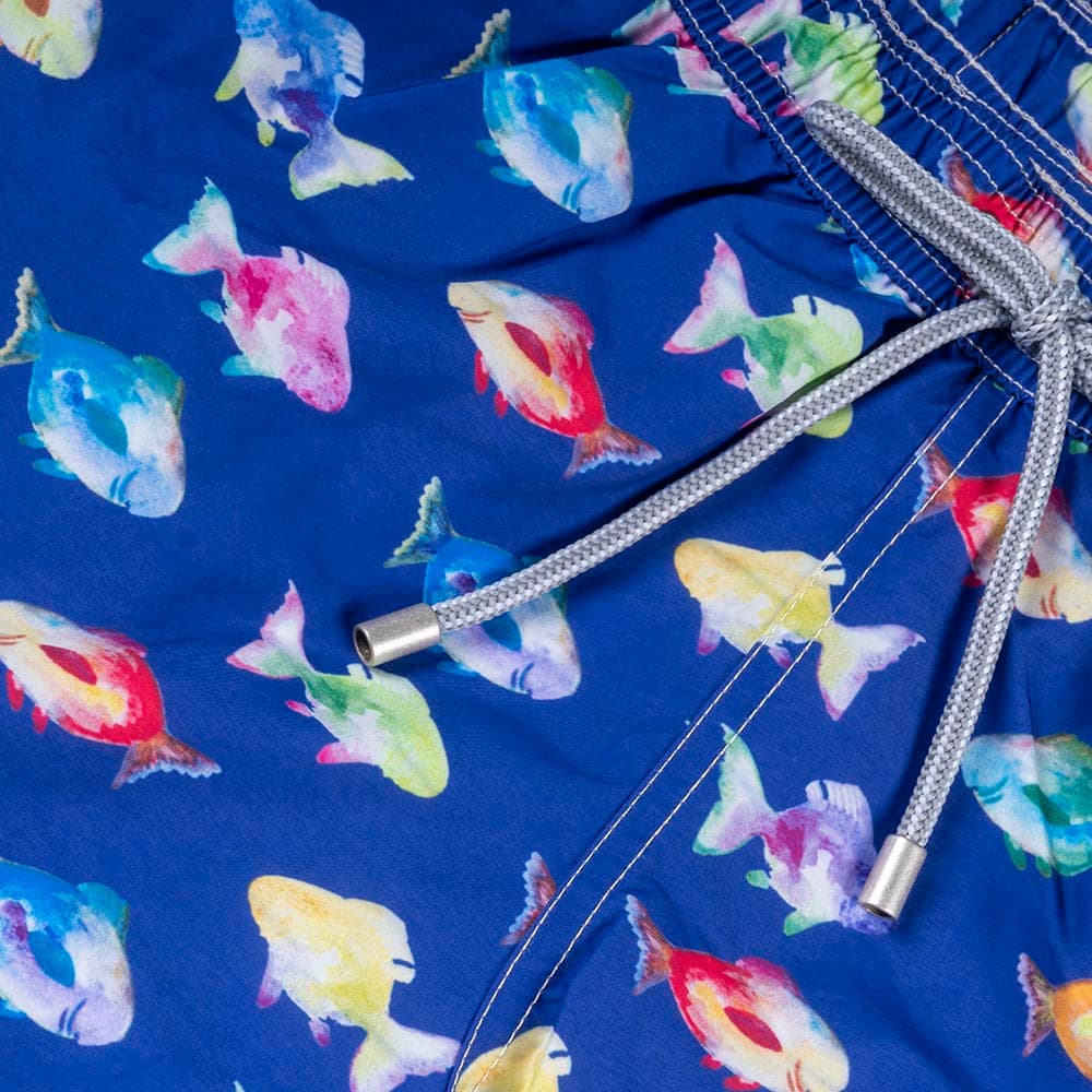 Μαγιό Μπλε με Ψάρια Limited Edition