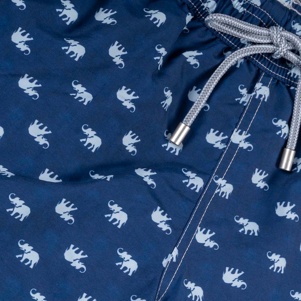 Μαγιό Μπλε με Ελεφαντάκια Limited Edition