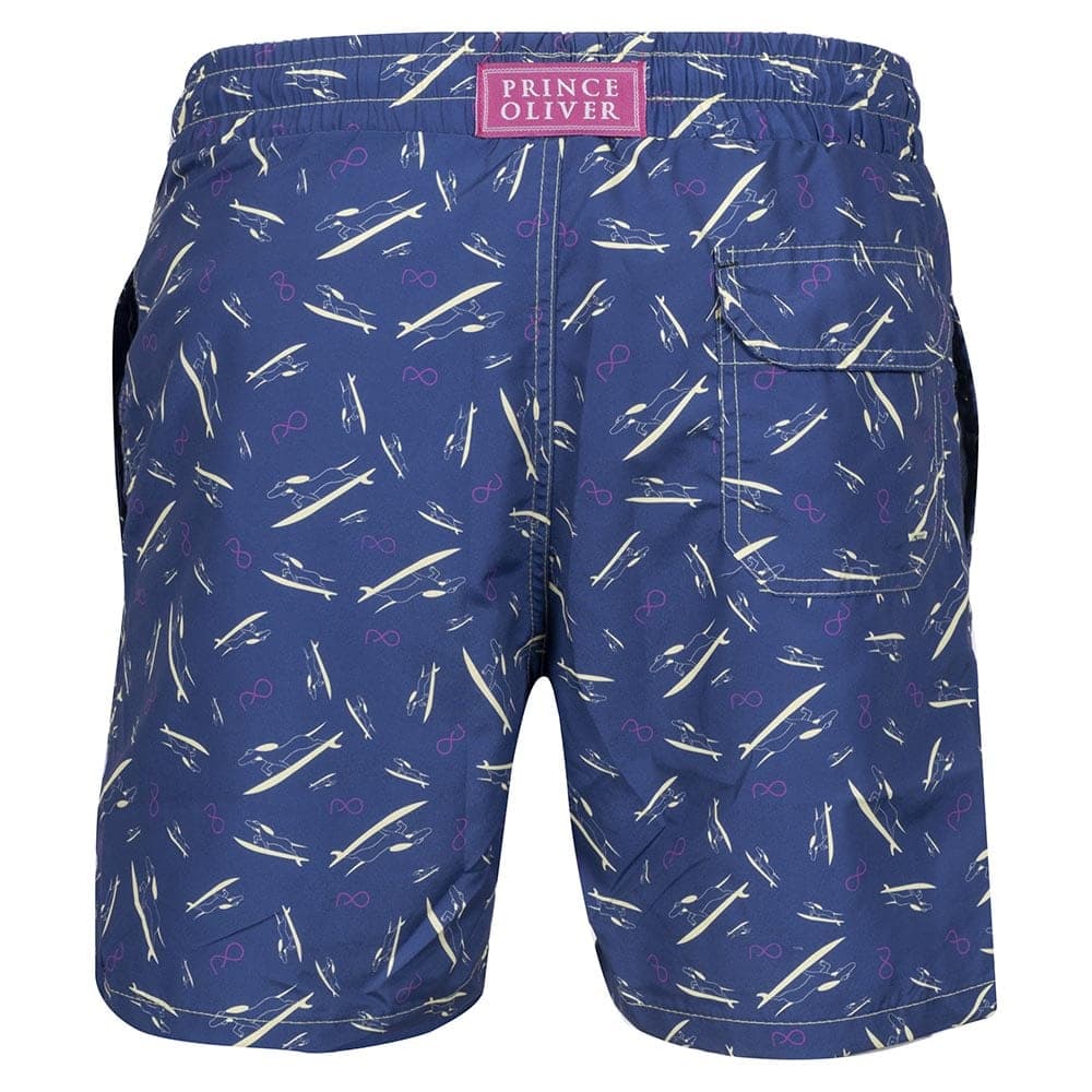 Μαγιό Μπλε με Σκυλάκια