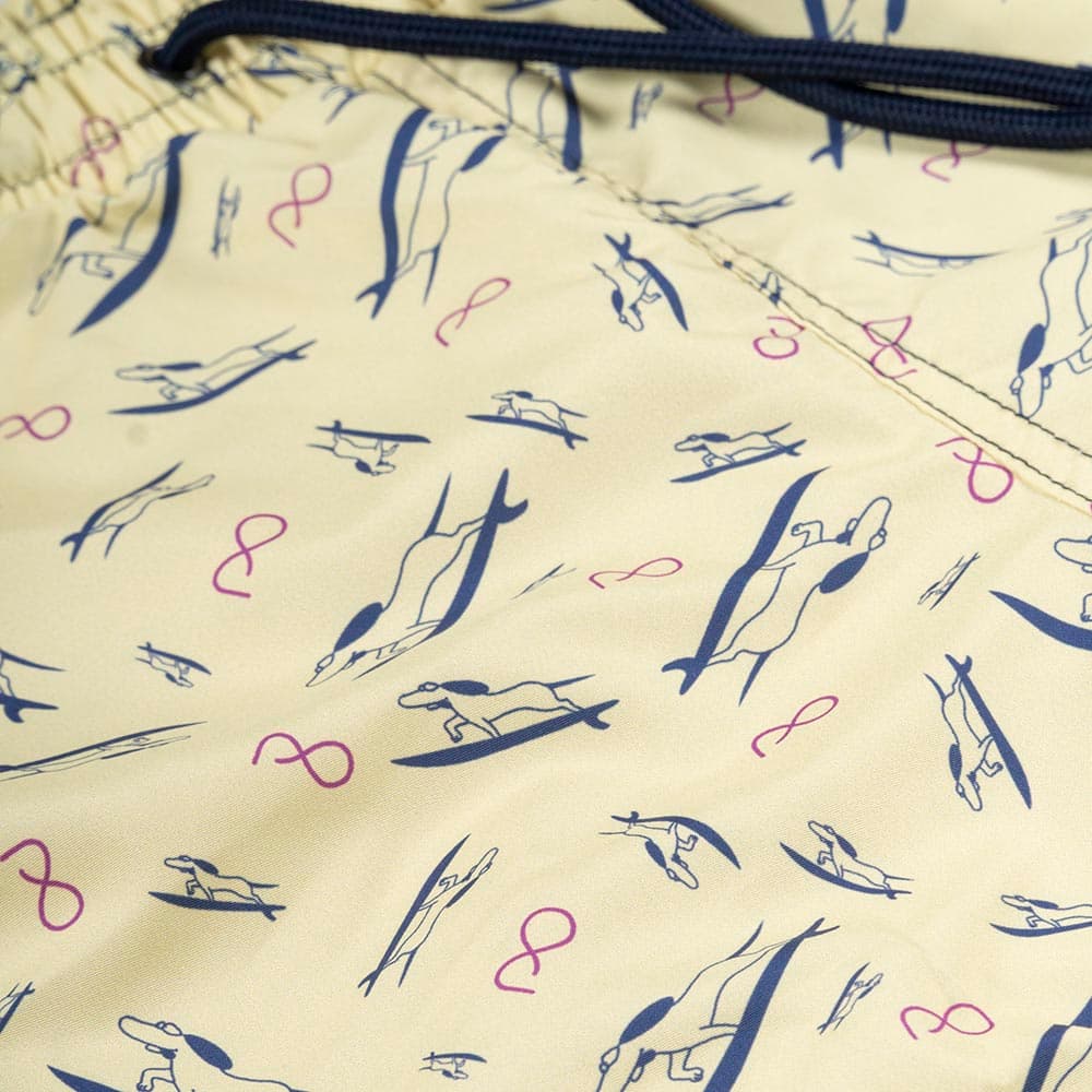 Μαγιό Κίτρινο με Σκυλάκια