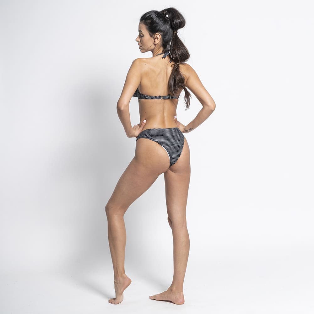 Μαγιό Μπικίνι Μαύρο Πουά