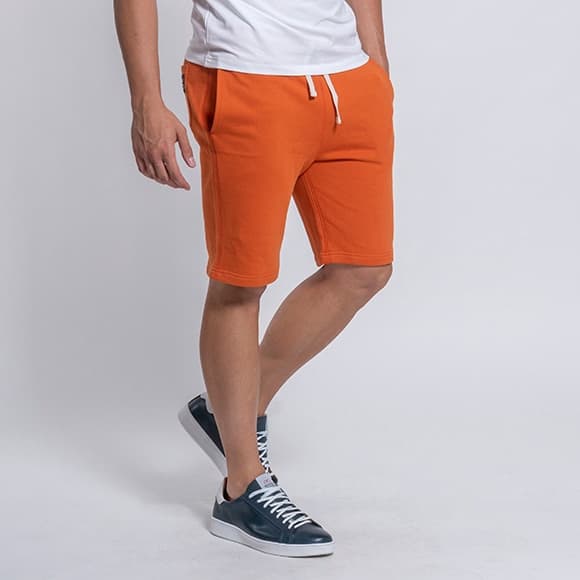 Αθλητική Βερμούδα Κεραμιδί 100% Cotton (Modern Fit)