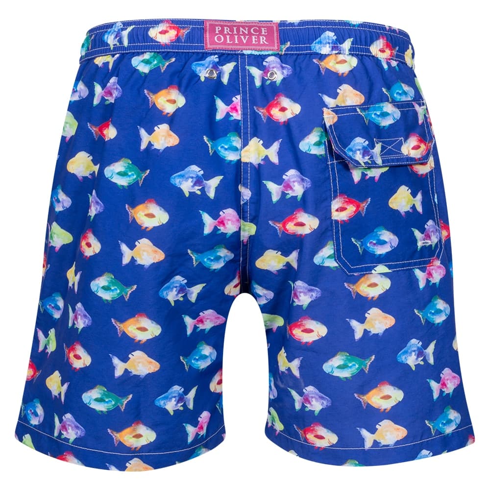 Μαγιό Μπλε με Ψάρια Limited Edition