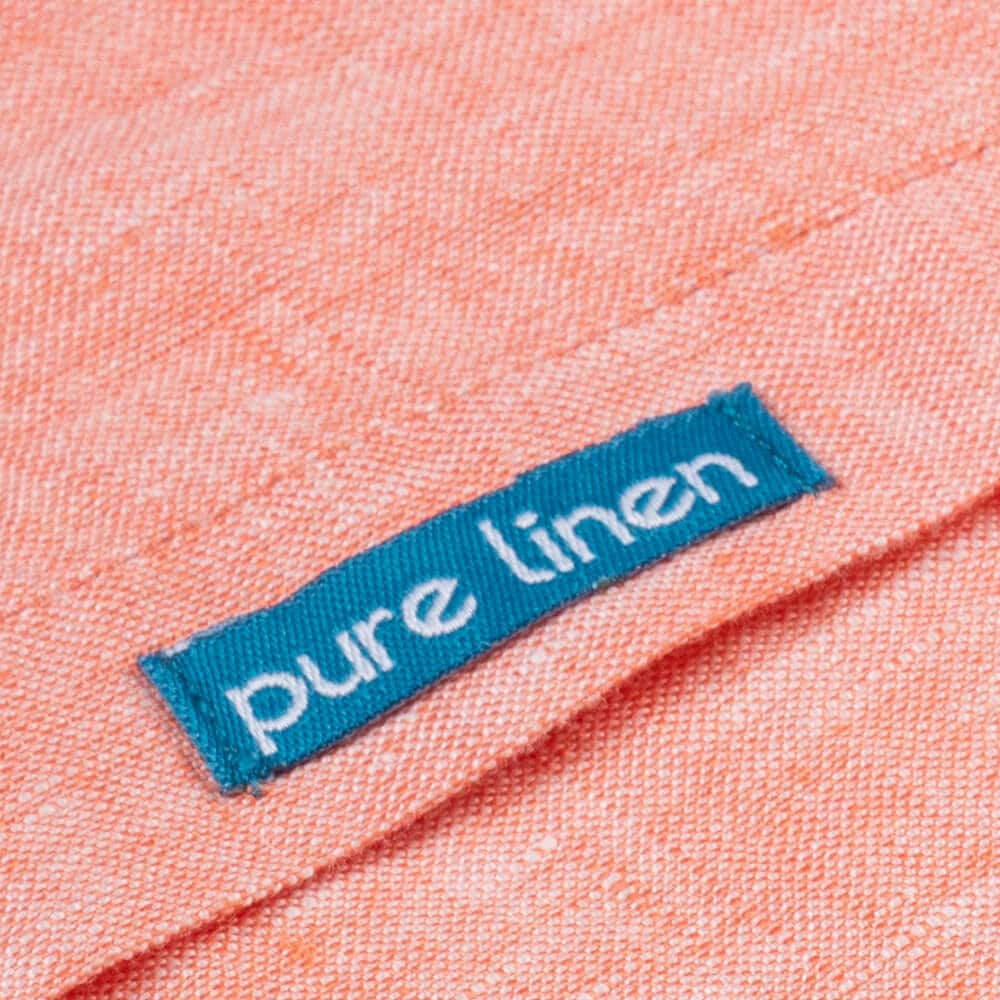 Πουκάμισο Πορτοκαλί 100% Λινό (Modern Fit)