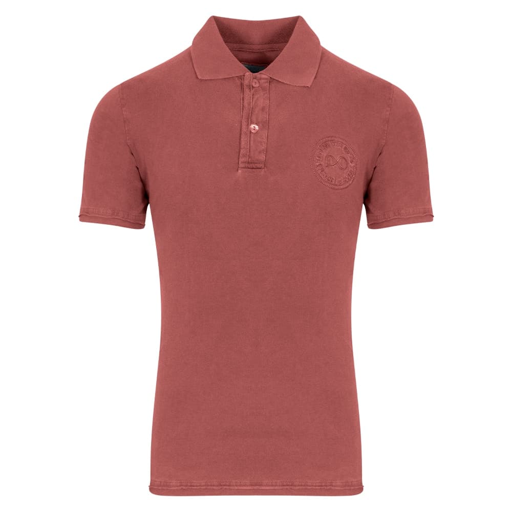 Polo Πετροπλυμένο Μπορντώ 100% Cotton (Modern Fit)