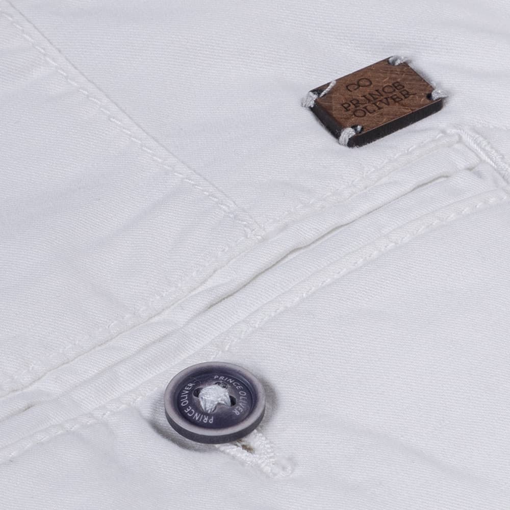 Βερμούδα Chinos Λευκή (Modern Fit)