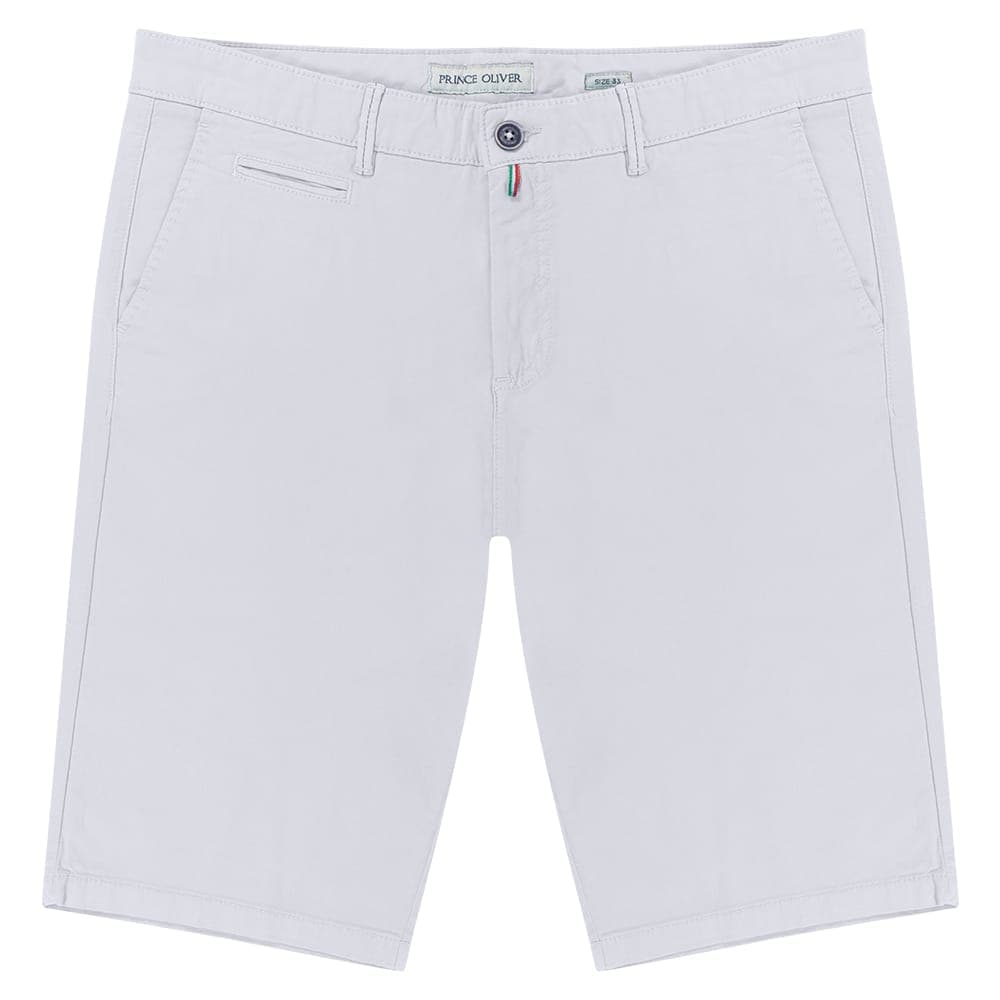 Βερμούδα Chinos Λευκή (Modern Fit)