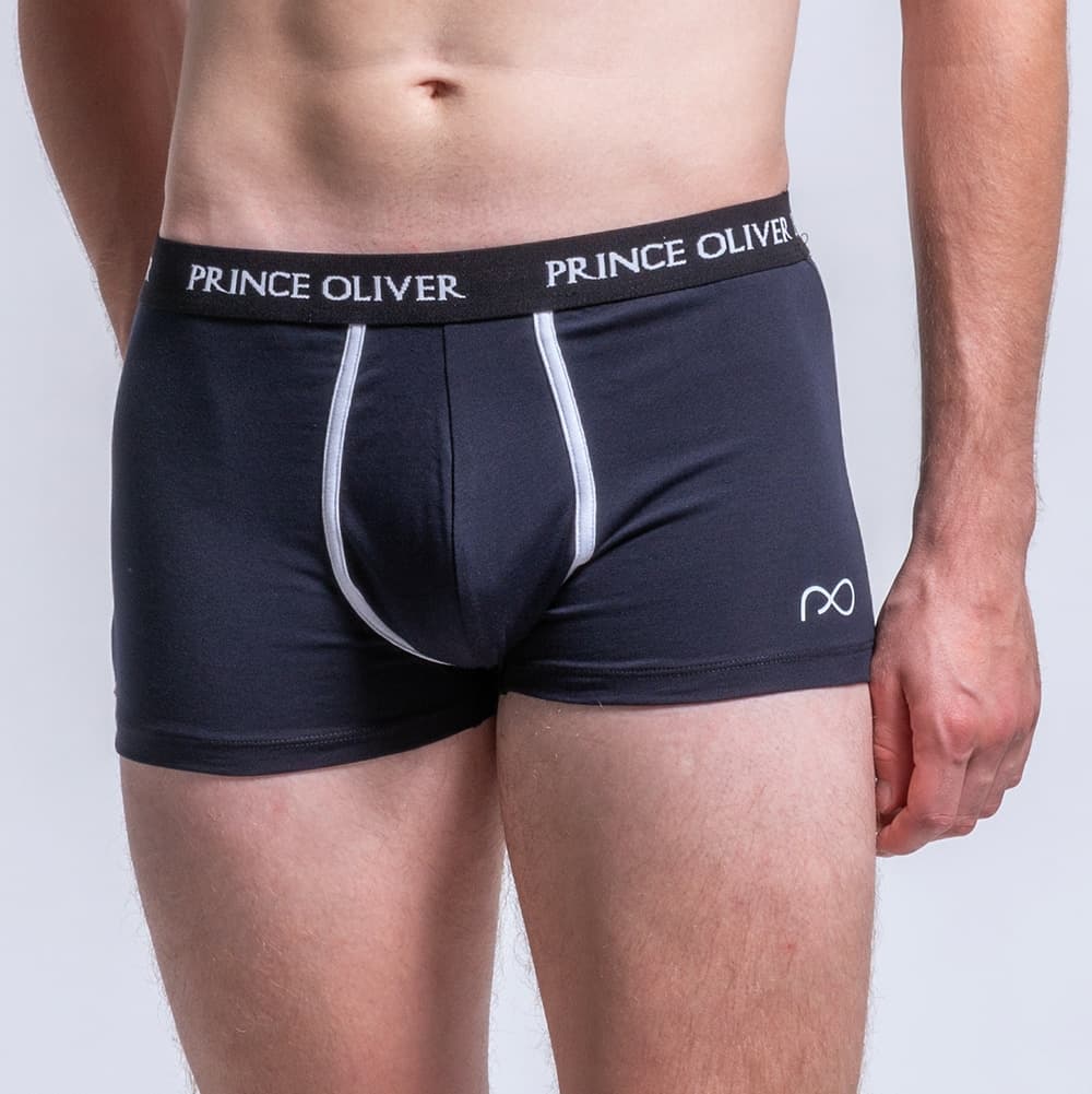 Σετ Boxer 3 Τεμ. Μαύρο/Μπλε Σκούρο/Μπορντώ Cotton Stretch