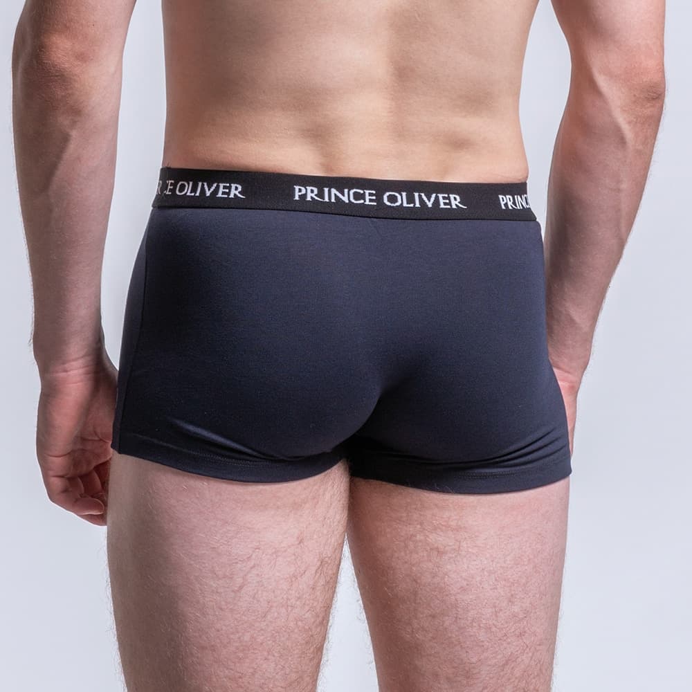 Σετ Boxer 3 Τεμ. Μαύρο/Μπλε Σκούρο/Μπορντώ Cotton Stretch