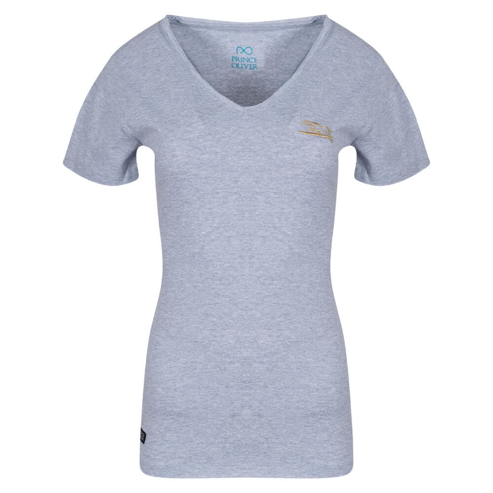 Γυναικείο T-Shirt Eco V-Neck Γκρι