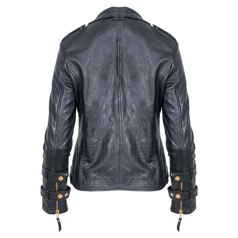 Δερμάτινο Μπουφάν Μαύρο 100% Leather