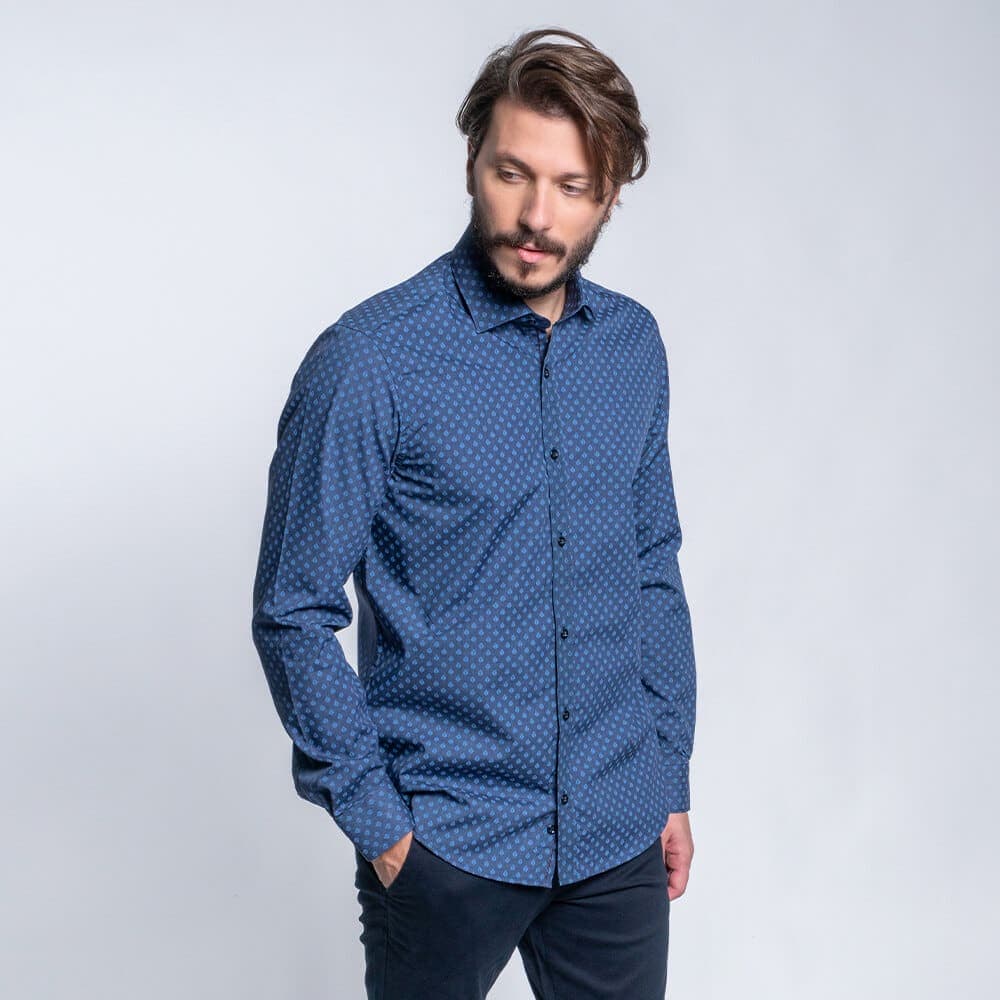 Men's Shirts Prince Oliver Blue