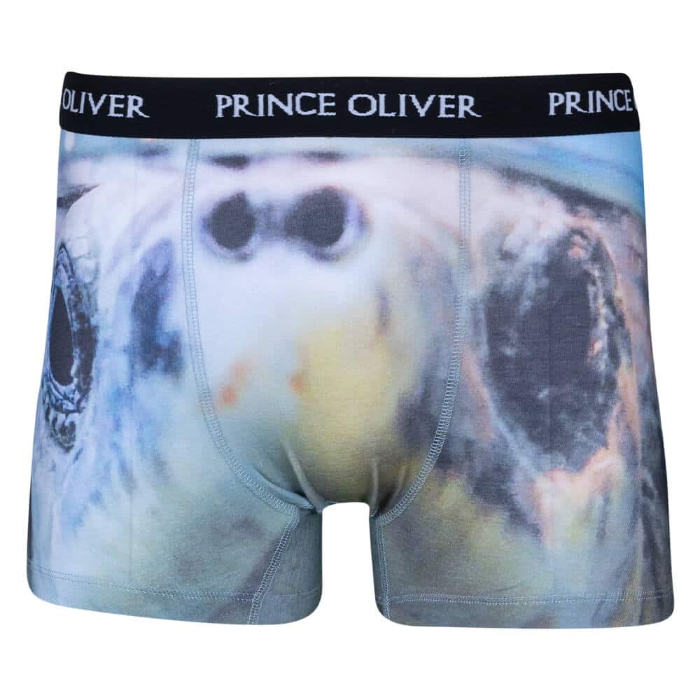 Boxer Λευκό με Χελώνα Cotton Stretch WILD LIFE COLLECTION