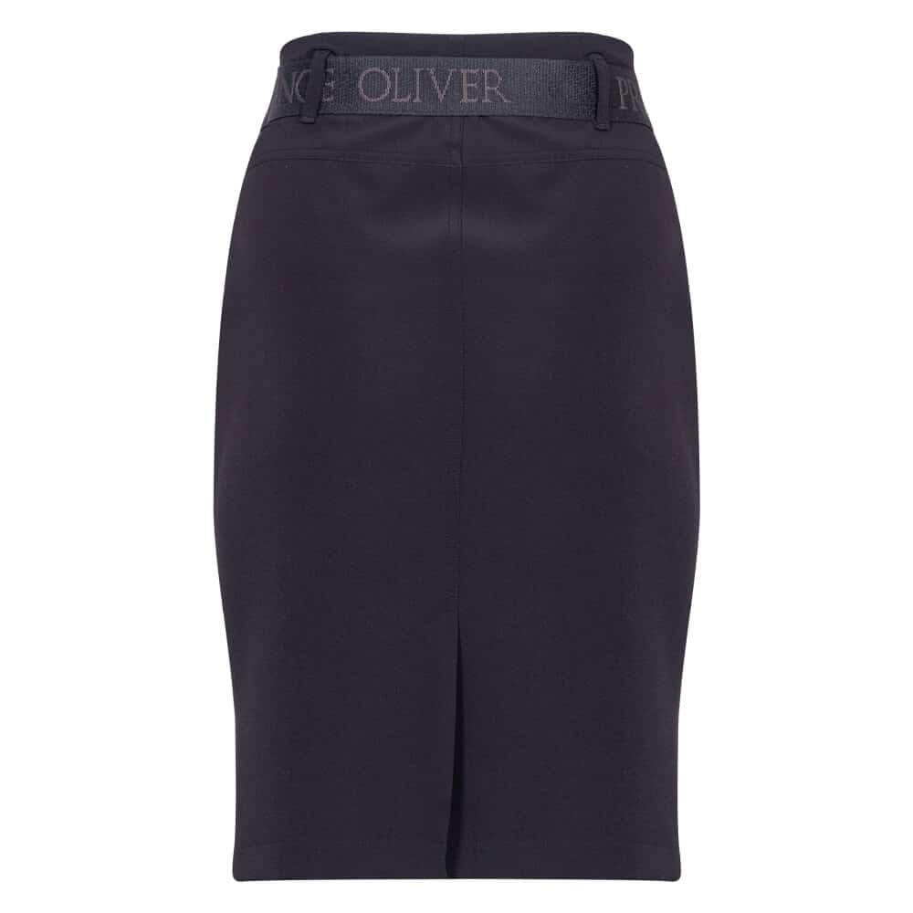 Γυναικεία Φούστα Μαύρη με Ζώνη