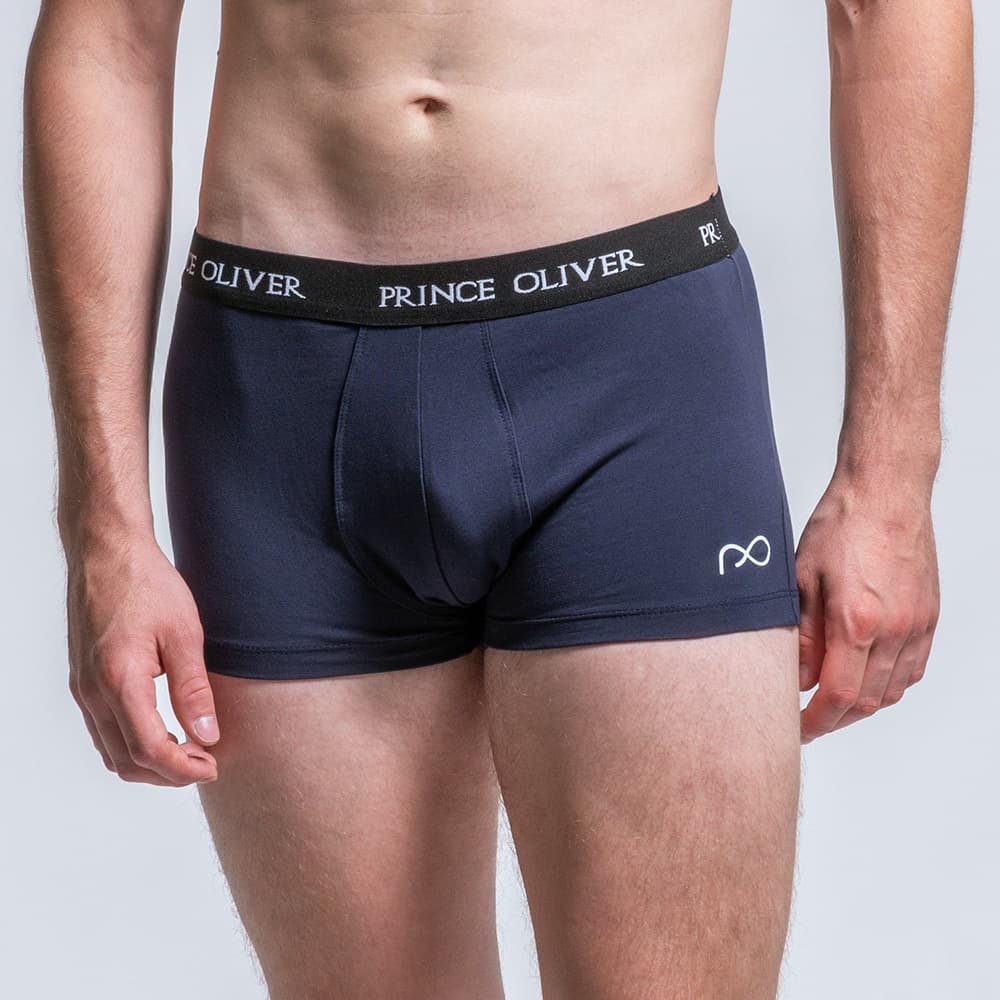 Σετ Boxer 3 Τεμ. Μπλε Σκούρο/Γκρι/ Μαύρο Cotton Stretch