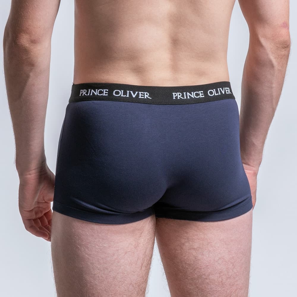 Σετ Boxer 3 Τεμ. Μπλε Σκούρο/Γκρι/ Μαύρο Cotton Stretch