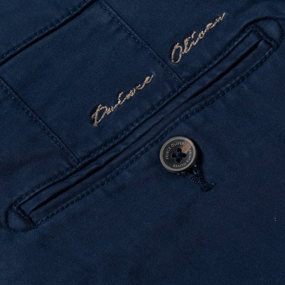 Winter Chino Μπλε Σκούρο 100% Cotton (Modern Fit)