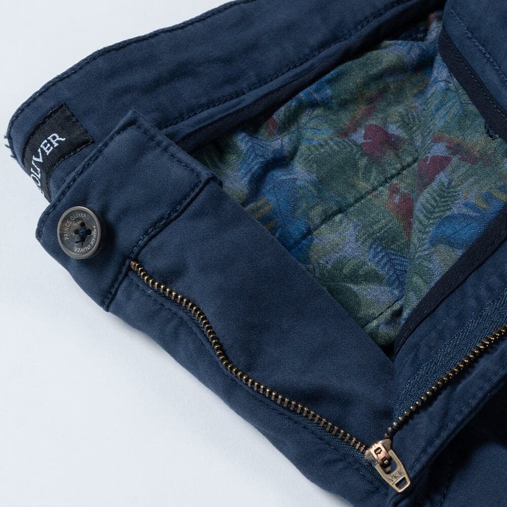 Winter Chino Μπλε Σκούρο 100% Cotton (Modern Fit)