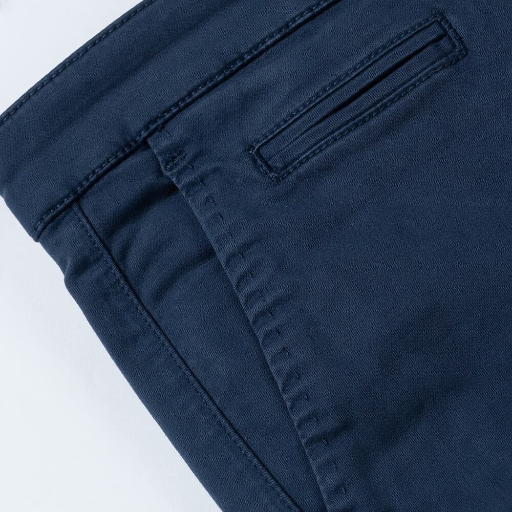 Winter Chino Μπλε Σκούρο 100% Cotton (Modern Fit)
