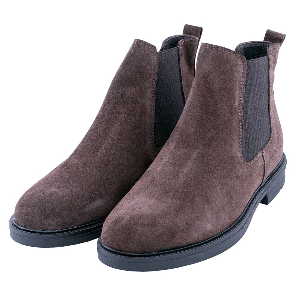 Καφέ Σουέντ Chelsea Boots