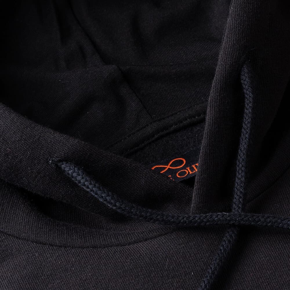 Φούτερ Μαύρο με Κουκούλα (Modern Fit)