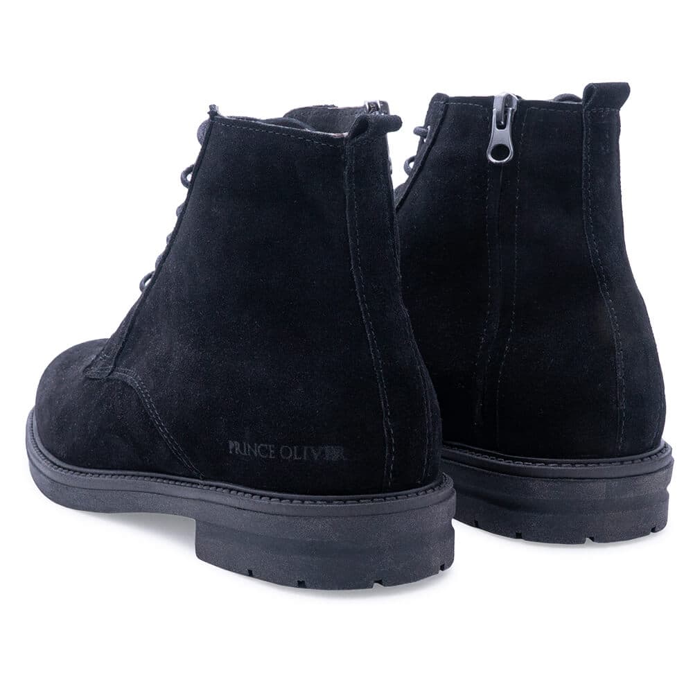 Μαύρα Δερμάτινα Dress Boots Suede