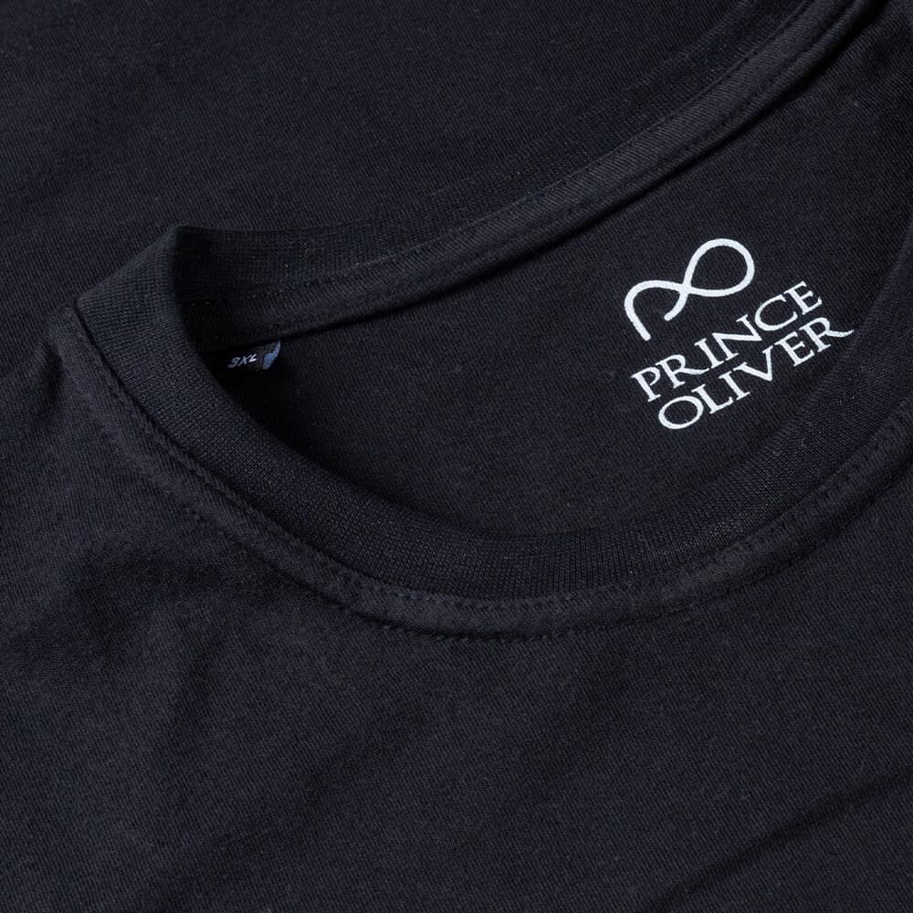 Plus Size Collection Μπλούζα Μαύρη Round Neck (Comfort Fit) 100% Cotton Μόνο Μεγάλα Μεγέθη