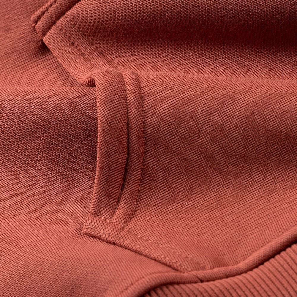 Designed Φούτερ Με Κουκούλα Κεραμιδί (Modern Fit)