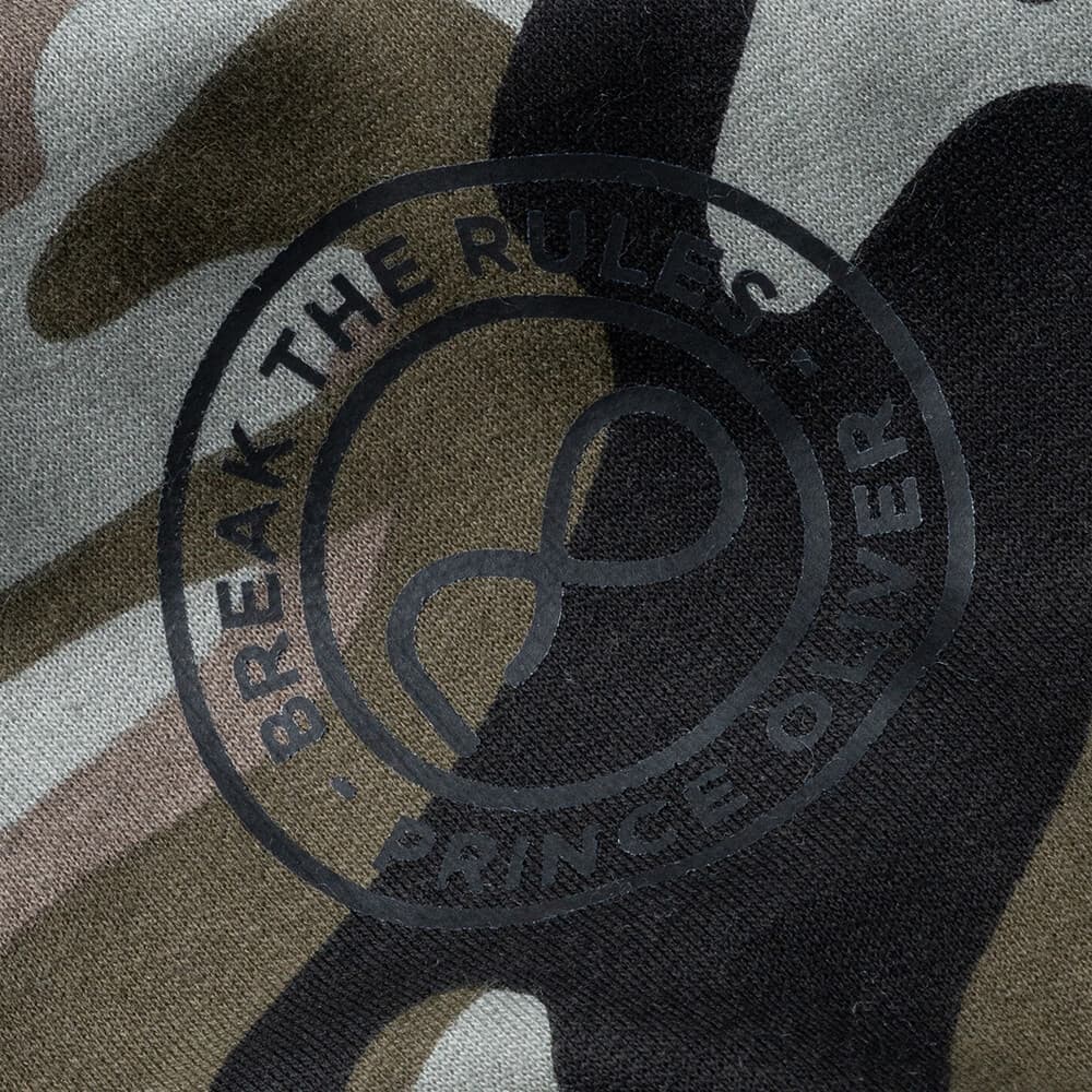 Ζακέτα Φούτερ Army Χακί με Κουκούλα 100% Cotton (Relax Fit)