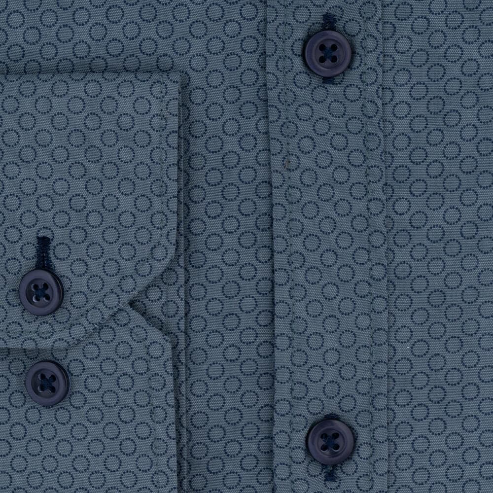 Πουκάμισο Πράσινο Με Μικροσχέδιο (Modern Fit)