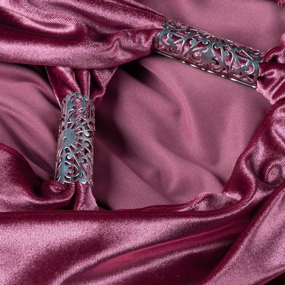 Γυναικείο Φόρεμα Maxi Μώβ Velvet