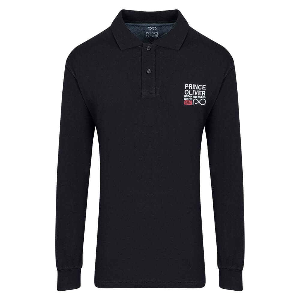 Men's Polo Shirts Prince Oliver Black