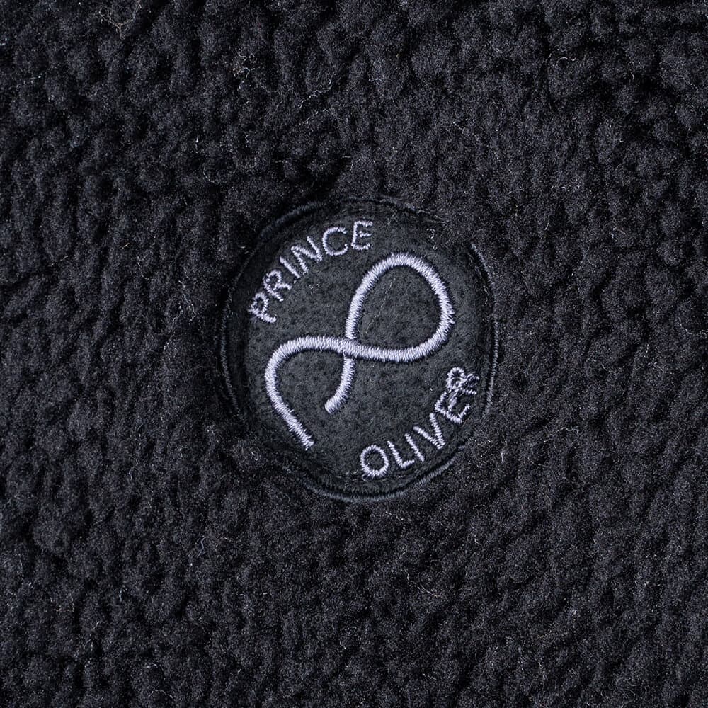 Teddy Bear Sleevless Jacket Μαύρο