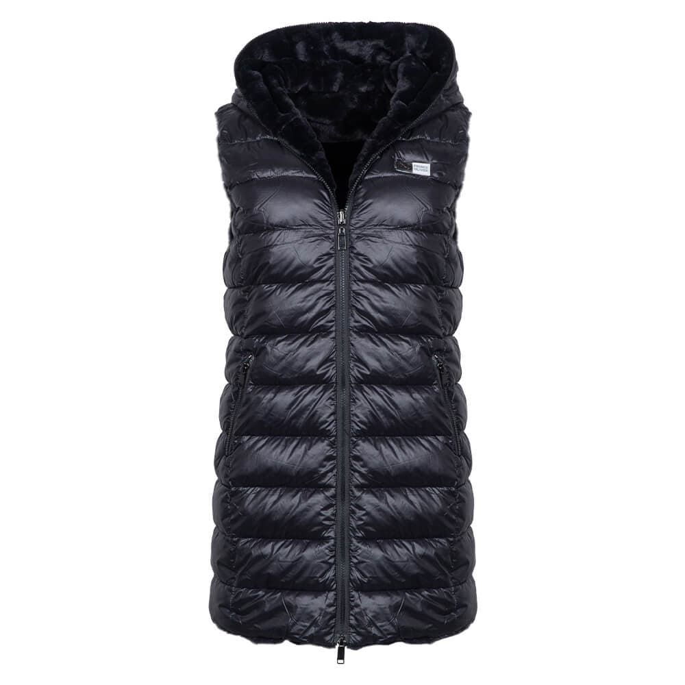 Fashion Γυναικείο Reversible Vest Μαύρο