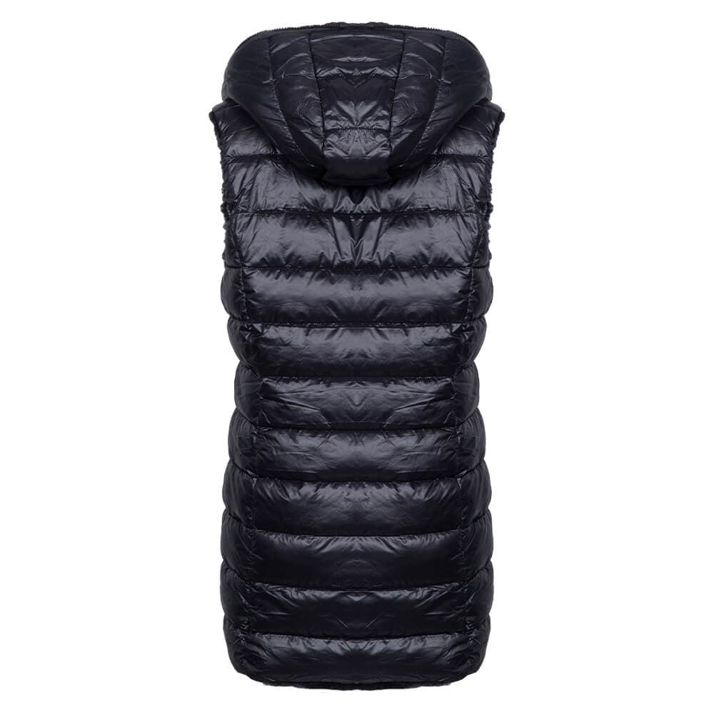 Fashion Γυναικείο Reversible Vest Μαύρο