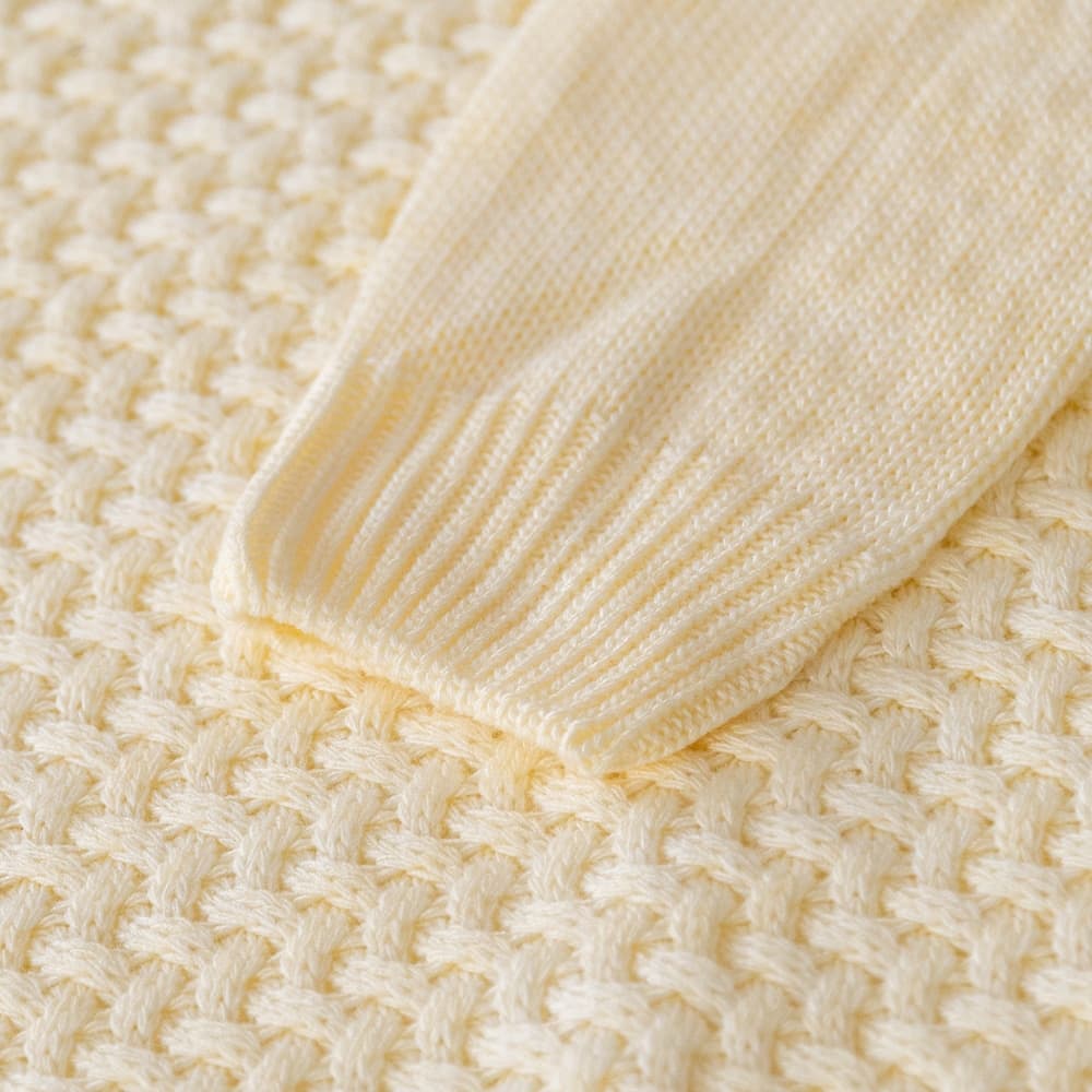 Μπλούζα Πλεκτή Εκρού Round Neck (Modern Fit)