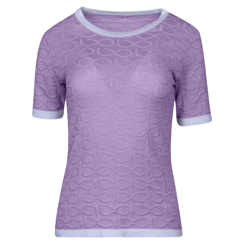 Γυναικεία Πλεκτή Μπλούζα Μώβ