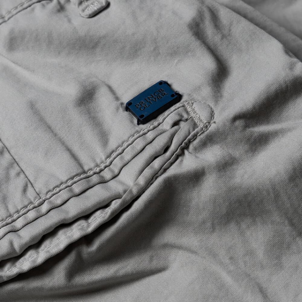 Satin Joggers Chinos Γκρι 24h Comfort (Modern Fit)