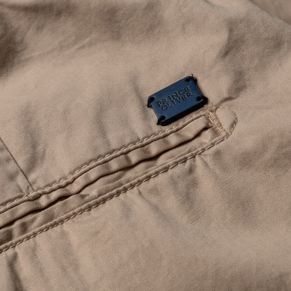 Satin Joggers Chinos Μπεζ 24h Comfort (Modern Fit)