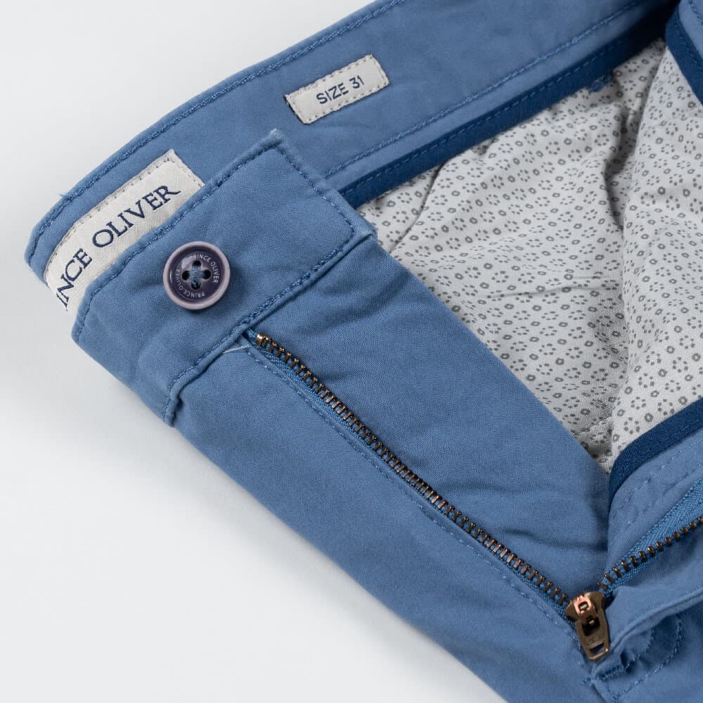 Premium Chino Μπλε Ραφ All Season (Modern Fit)