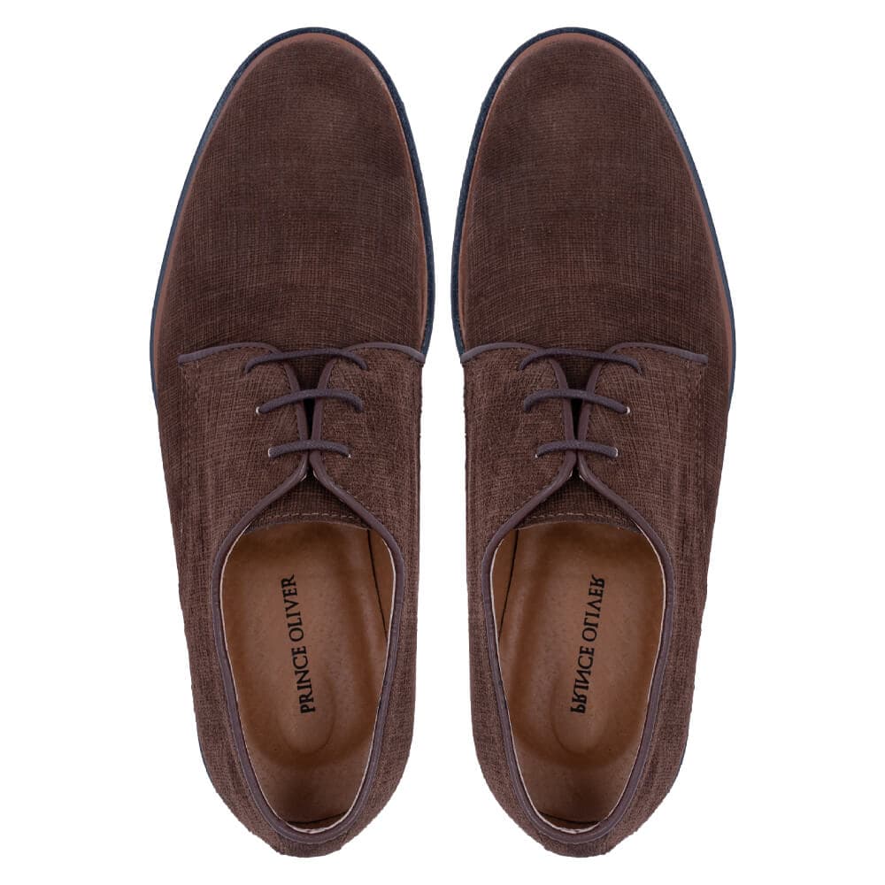 Derby Καφέ Leather Shoes