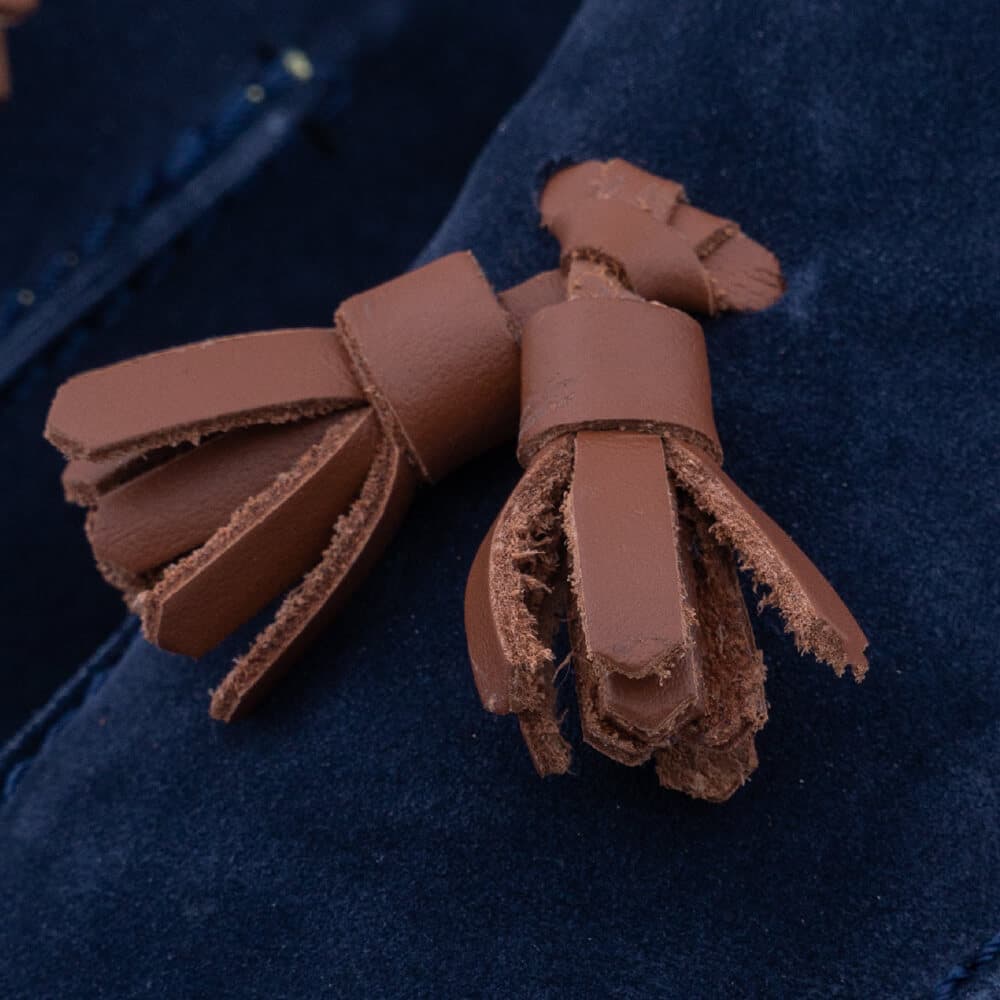 Δερμάτινα Μπλε Loafers