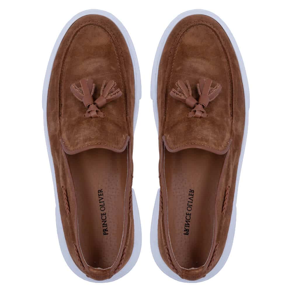 Δερμάτινα Καφέ Loafers