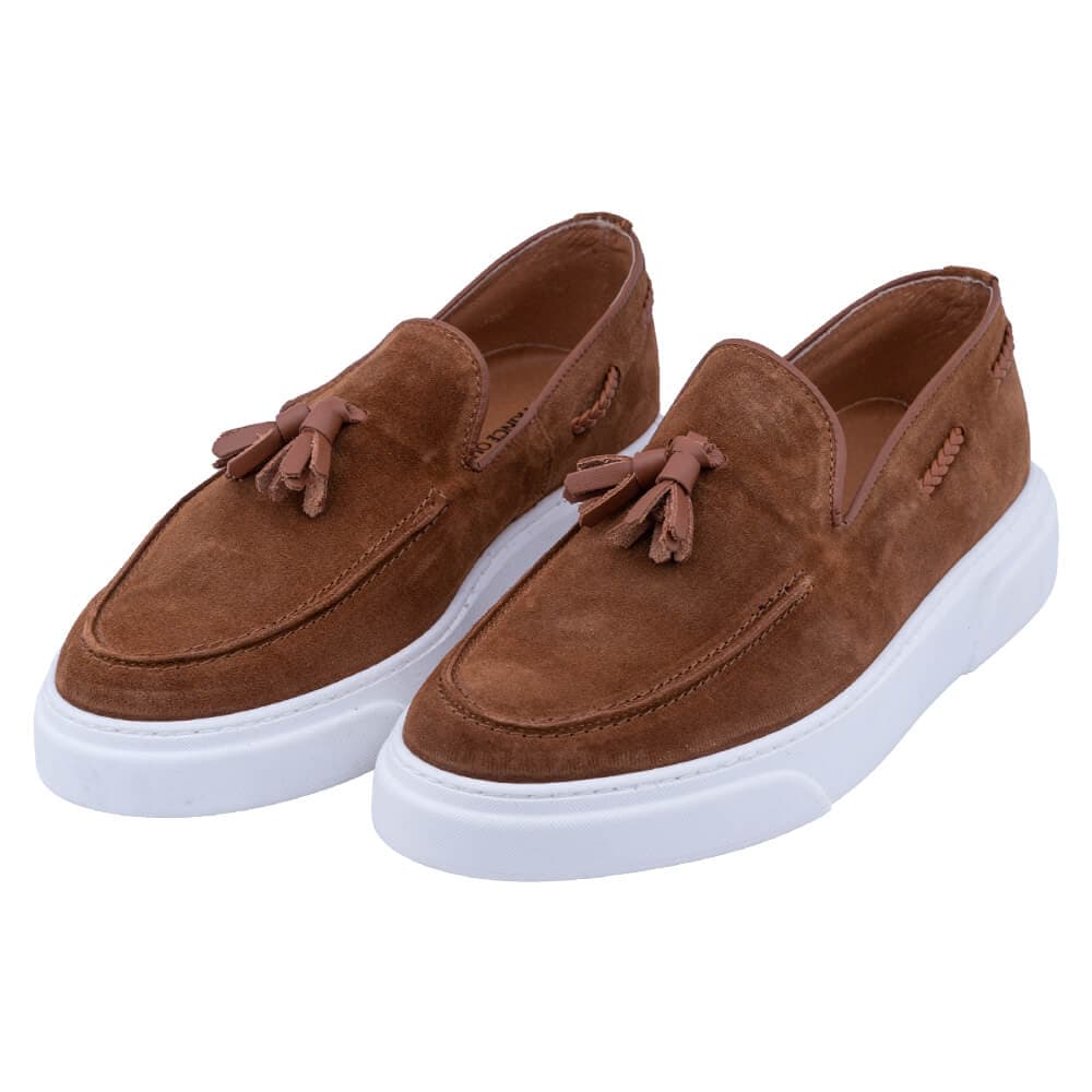 Δερμάτινα Καφέ Loafers
