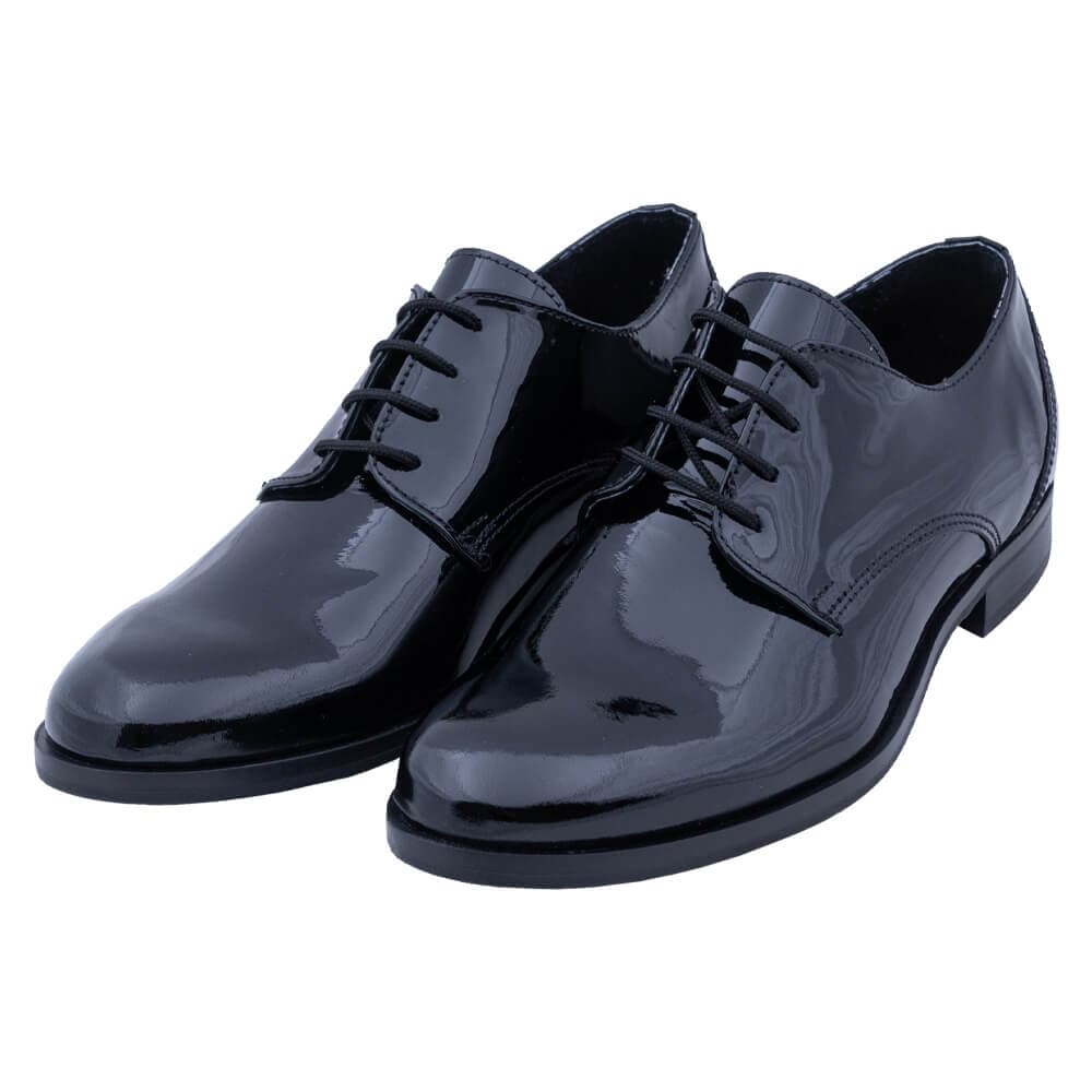 Derby Μαύρο Leather Shoes