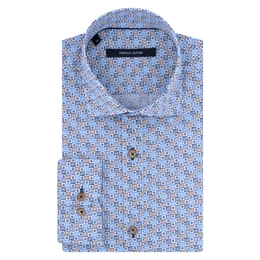 Men's Shirts Prince Oliver Blue