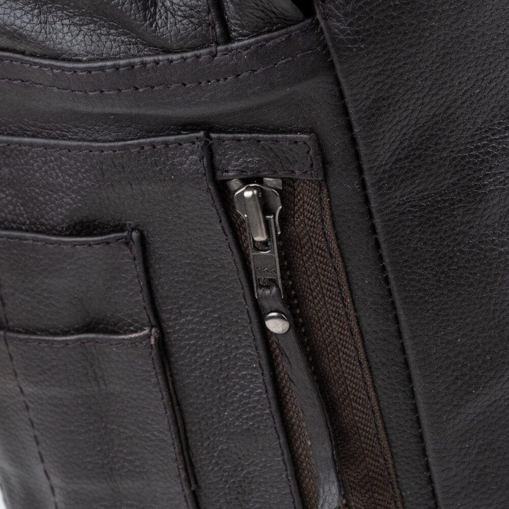 Ανδρικό Σακίδιο Πλάτης Backpack Καφέ "Original Leather"