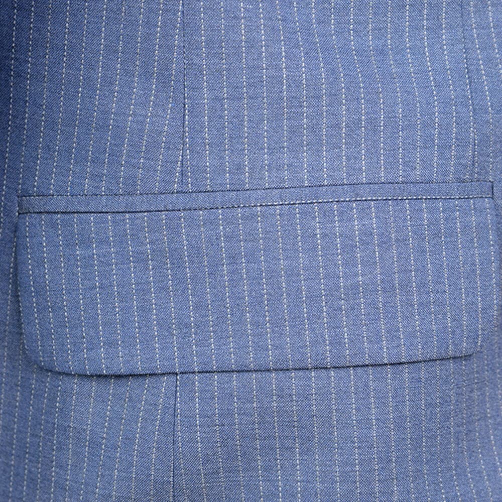 Κοστούμι Μπλε Ριγέ (Modern Fit)